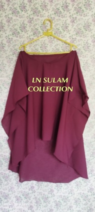 Outer Nazma Batwing Long Outer Perlengkapan Stelan gamis dan dress Baju daster Pakaian blouse Atasan