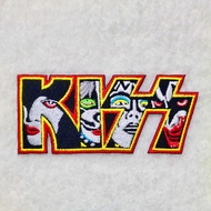 อาร์มติดเสื้อ อาร์ม ตัวรีด ตัวรีดติดเสื้อ วงดนตรี วงร๊อค เฮฟวี่เมทัล โลโก้ วง KISS patch band music 