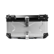 65L Motorcycle Tail Boxes Hard Aluminum Waterproof Motor Storage Bag Easy To Install Top Box For Mot