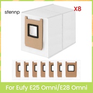 Robot Vacuum Cleaner Replacement Dust Bags- 8Pcs Set for  E25 Omni/E28 Omni Models