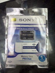 SONY 1GB Memory Stick PRO Duo 記憶卡連轉接器