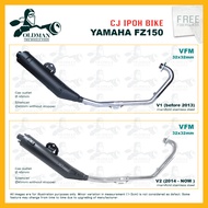 Exhaust CJ IPOH BIKE FZ150 V1 V2 cutting standard VFM VFB EX35