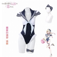 [全新]喜多川海夢海軍泳裝cos服 包假髮鞋