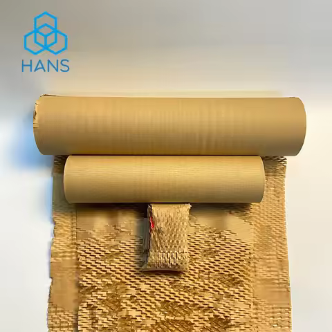 Brown Honeycomb Packing Paper Cushioning Kraft Paper Slit Paper for Shipping Moving Supplies Kraft P