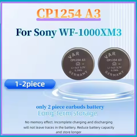 1-2pcs /lot New CP1254 A3 Battery For Sony WF-1000XM3 XM3 WF-SP900 WF-SP700N TWS Earbuds 3.7V 54mAh 
