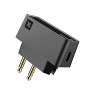 Bluetooth 5.0 Audio Transmitter Adapter Airline Flight Adapter A2DP Wireless for Airplane Flight Blu