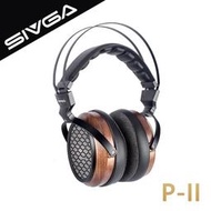 HowHear代理【SIVGA P-II HiFi平板振膜耳罩式耳機】黑胡桃木耳機/開放式/平面振膜單體/3.5mm單端+4.4mm平衡插頭