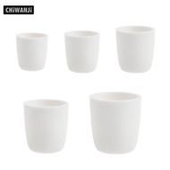[CHiWANJi] Alumina Crucible Cup Melting Casting Refining Gold Silver Metal Pot 20-150ml