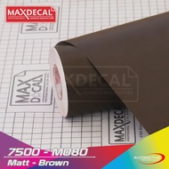 Skotlet coklat tua doff maxdecal