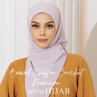 [BAWAL CROCHET] Bawal Heavy Chiffon Crochet (Bidang 45) Exclusive ❤️