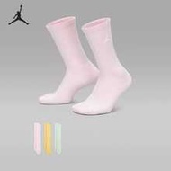 3 คู่ Jordan Jordan ยูนิเซกส์ U J ED CUSH POLY CREW 3PR 144 Socks Value Pack DX9632-932