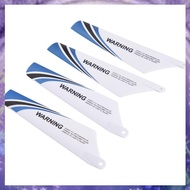 (Y W Z H) 4pcs spare blades for helicopter rotor rc S107, Blue