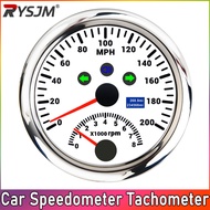 200MPH Car GPS Speedometer Digital Meter Car Marine 8000 RPM Tachometer Boat Speed Gauge
