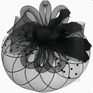 1Pc Fascinators Hats For Women Fancy Tea Party Hats 2024 Elegant 1950s Kentucky Derby Hats Hair Clip