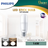 PHILIPS Essential 9W 11W 14W E27 LED Stick Bulb Daylight Coolwhite Warmwhite Energy Saving LED Bulb