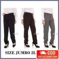 Catenzo Nu 005 Material Pants Cream CanvasWanita Te EK963 Work Pants JumboWanita (Ce