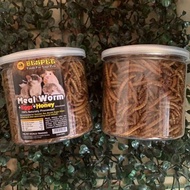 BESPET MEAL WORM+Eggs+Honey dehydrate  Special for hamster , sugar glider ,hedgehog 