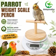 Bird Perch for lovebird Cockatiel Parrot Wooden Tabletop Perch Bird Weight Scale Bird Stand bird toy