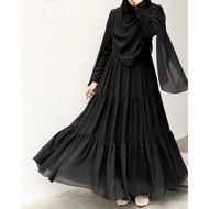 Nissa abaya dress - syari abaya - trendy dress - wedding dress - wedding dress - muslim fashion - co