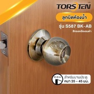 TORSTEN Bathroom Knob Stainless Steel-304 Model S587 BK-AB Blackened Brass Color Number One