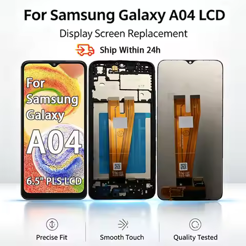 New 6.5" PLS LCD For Samsung Galaxy A04 Touch Digitizer Display Assembly SM‑A045F Replacement Repair