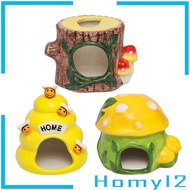 [HOMYL2] Cute Hamster Cage Mouse Easy Clean Animal House Hideout