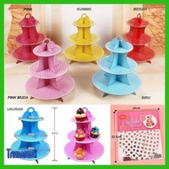 CUPCAKE STAND TIER CUPCAKE/ 3-LAYER CUPCAKE PLATE/ POLKADOT CUPCAKE STAND/ CHARACTER CUPCAKE STAND/ 