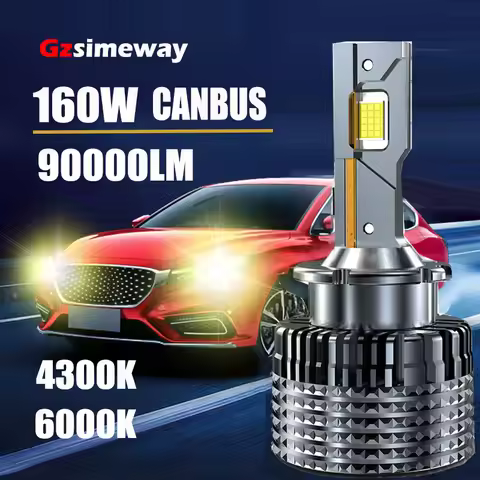 2PCS D1S D2S D3S LED 4300K Canbus D4S Car Headlight 6000K LED D2R D8S D5S Turbo LED Light Auto Lamp 