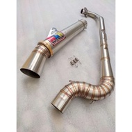 (1) Nlk crot 51mm open spec Pipe canister 51mm open specs exhaust Pipe for Wave 125 Xrm 110/125 Wave 100/110/115 Rs125 Furry 125 Smash 115 Rusi100/10 Daeng Pipe Daeng sai4 Aun Pipe Nlk Pipe Charama Pipe Creed Pipe Kou Pipe