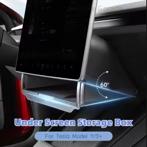 Stealth Installation Under Screen Storage Box Space Saving Waterproof Hidden Storage Tray Foldable f