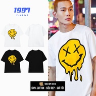 DREW smiley face t-shirt, thick, soft fabric, DREW smiley face unisex t-shirt, personality Drew bigs