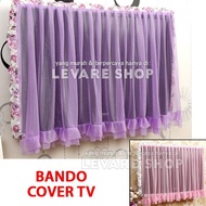 LAYAR Lace Tv Cover/Sarong/Headband+Screen Cover (37" - 43 INCH)