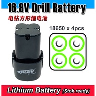 Drill Battery 16.8V Cordless Drill Battery Rechargeable 16.8V Lithium Li-Ion Battery 可充电池16.8V电钻电池