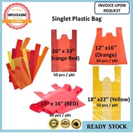 Singlet Plastic Bag / Tangkai Plastik Beg [ 12 x 16 , 15 x 16 , 18 x 22 , 26 x 33 ]