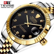 TEVISE BUSINESS AUTOMATIC MECHANICAL WATCH Romanian Brand Watches Fashion Luxurious Watches Waterpro