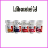 Lolite gel iolite topical anesthetic dental anestesi topical anesthetic