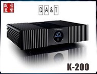 DA&amp;T K-200 後級擴大機 -  谷津公司貨 / 二年保固『盛昱音響』可視聽⇩