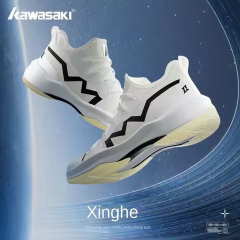 Kawasaki Badminton Shoes 2025 New Star River Xinghe B3321 Men's and Women's Non-Slip Anti-Twist Runn