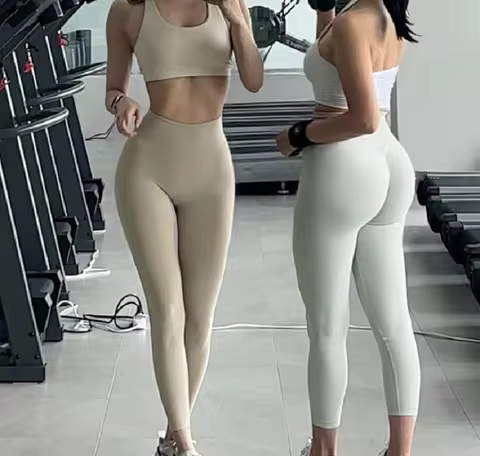 Women's yoga leggings for fitness running yoga sports pants impact pants Customizable labels D1FoYgN