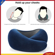 {xiapimart}  Breathable Neck Pillow Portable Neck Pillow Comfort Memory Foam Neck Pillow with Adjustable Fastener Breathable U-shaped Support Cushion for Neck Pain Relief for Trave