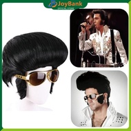 Elvis Cosplay Package Black Wig And Glasses Complete For Halloween Party Costume And Elvis Presley C