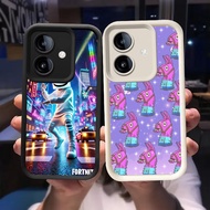 Q-60 Fortnite game Black white Case for OPPO A3X A3 A5 A5i Pro