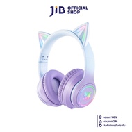 BLUETOOTH HEADSET (หูฟังบลูทูธ) ONIKUMA B90 CAT EDITION RGB (PURPLE GRADIENT)