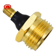 RV Brass Blow Out Plug Heavy-Duty Brass Construction During RV Winterization and Dewinterization