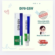 D79 GSV 15g - Topical Cream to Help Reduce Acne, Back Acne, Keratosis Keratosis - Ngoc Lan Pharmacy