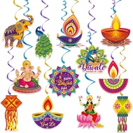 NEW Diwali Spiral Hanging Charm Deepavali Festival Gift Decoration Create a festive atmosphere