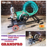 GRANDPRO GP130 GP130A GP230 HEAVY DUTY POWER SPRAYER PLUNGER PUMP HEAD FROM THAILAND.