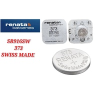 Renata 373 SR916SW Battery Silver 1.55V Battery  SWISS MADE
