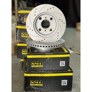 AXIA / BEZZA FRONT BRAKE DISC ROTOR SPORT DRILLED & COATING