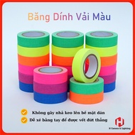 Adhesive Tape, Semi-Adhesive Tape, Colored Cloth Tape (Gaffer Tape) Does Not Release Glue on the Adh